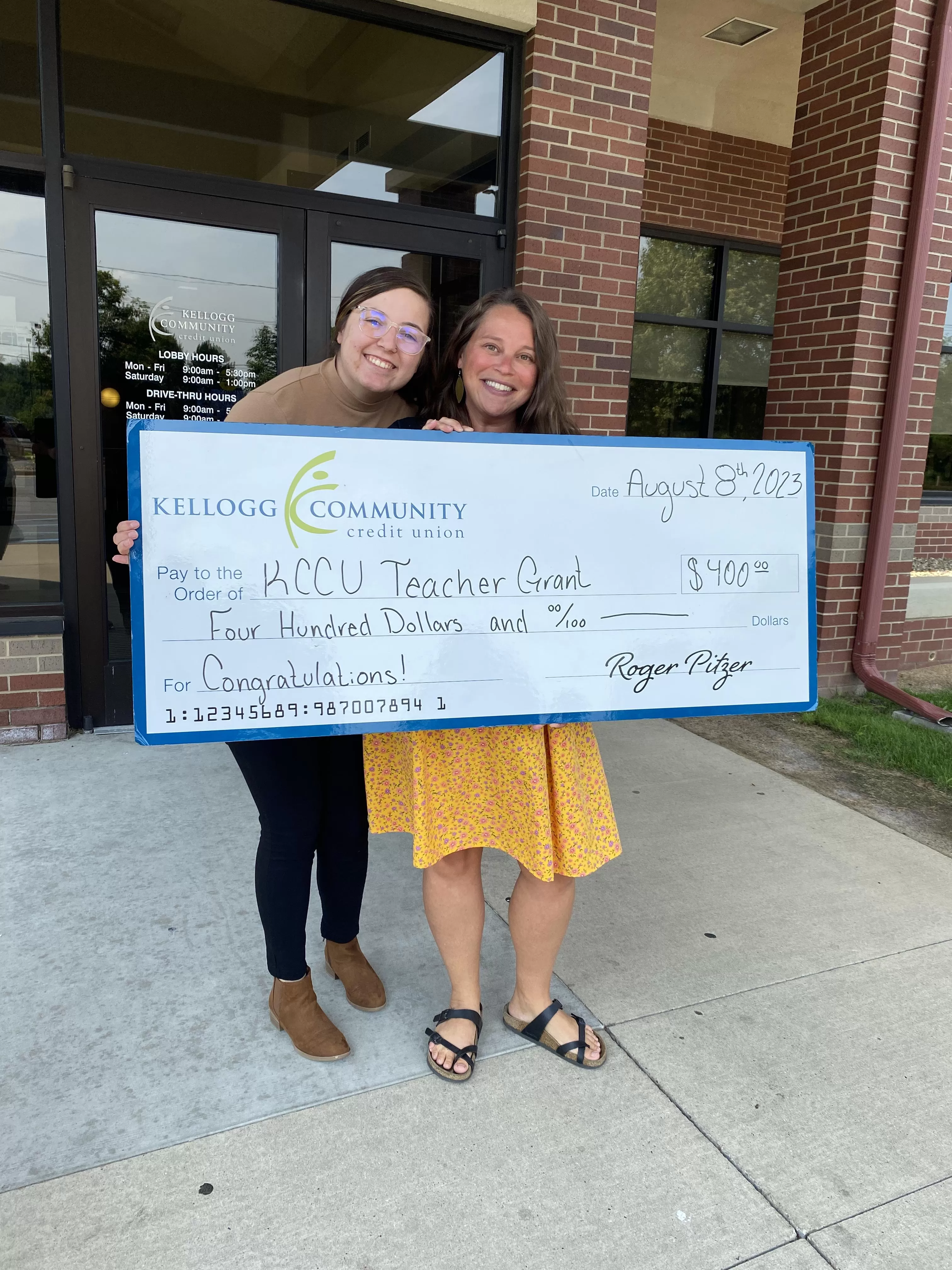 teacher grant recipient